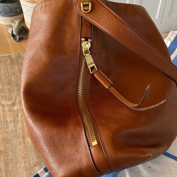 Fossil Brown Leather Shoulder Bag - Picture 9 of 12